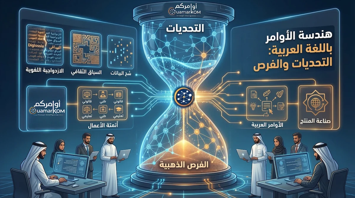 هندسة الأوامر باللغة العربية والتحديات التقنية