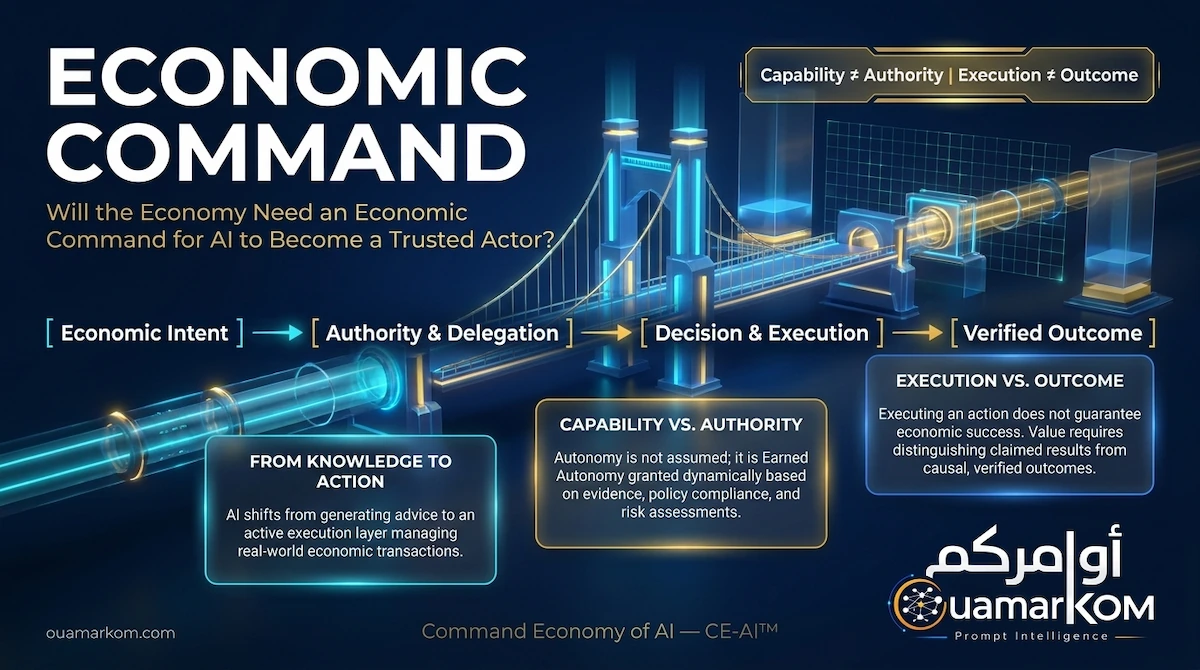 Will the Economy Need an Economic Command for AI to Become a Trusted Economic Actor?
