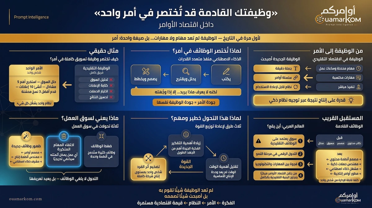 اختصار الوظيفة في أمر واحد - اقتصاد الأوامر