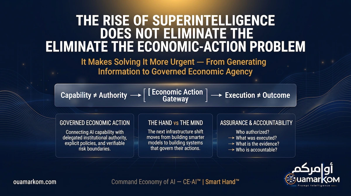 The Rise of Superintelligence Does Not Eliminate the Economic-Action Problem