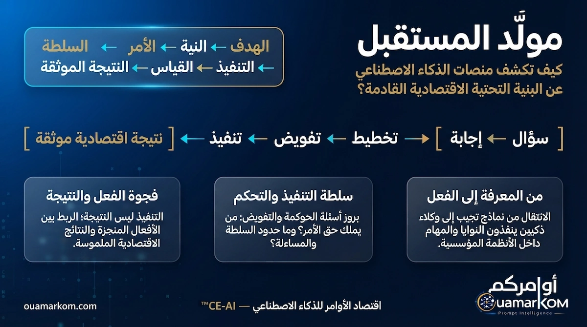 مولّد المستقبل: كيف تكشف منصات الذكاء الاصطناعي عن البنية التحتية الاقتصادية القادمة؟