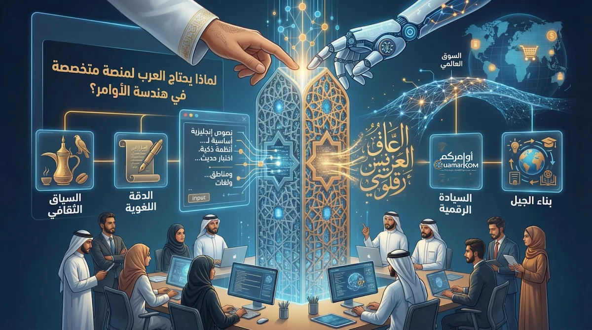 تداخل الخط العربي التقليدي مع الدوائر الإلكترونية والذكاء الاصطناعي